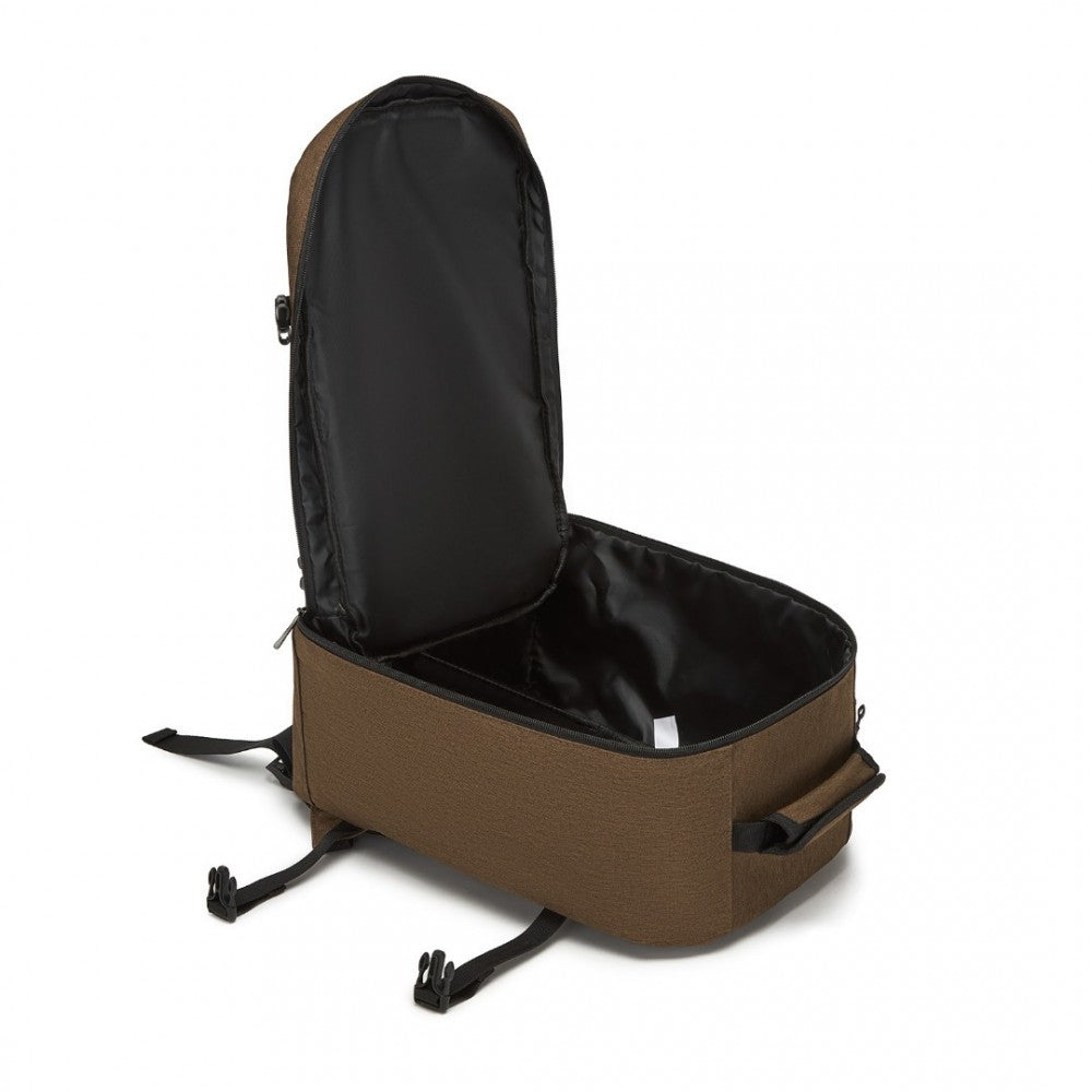 Kono BPK2531S Backpack in Brown – Smart and Practical Laptop Backpack, Designed for Work, Travel & Everyday Use