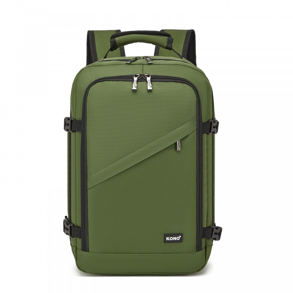 Kono BPK2531S Backpack in Green – Smart and Practical Laptop Backpack, Designed for Work, Travel & Everyday Use