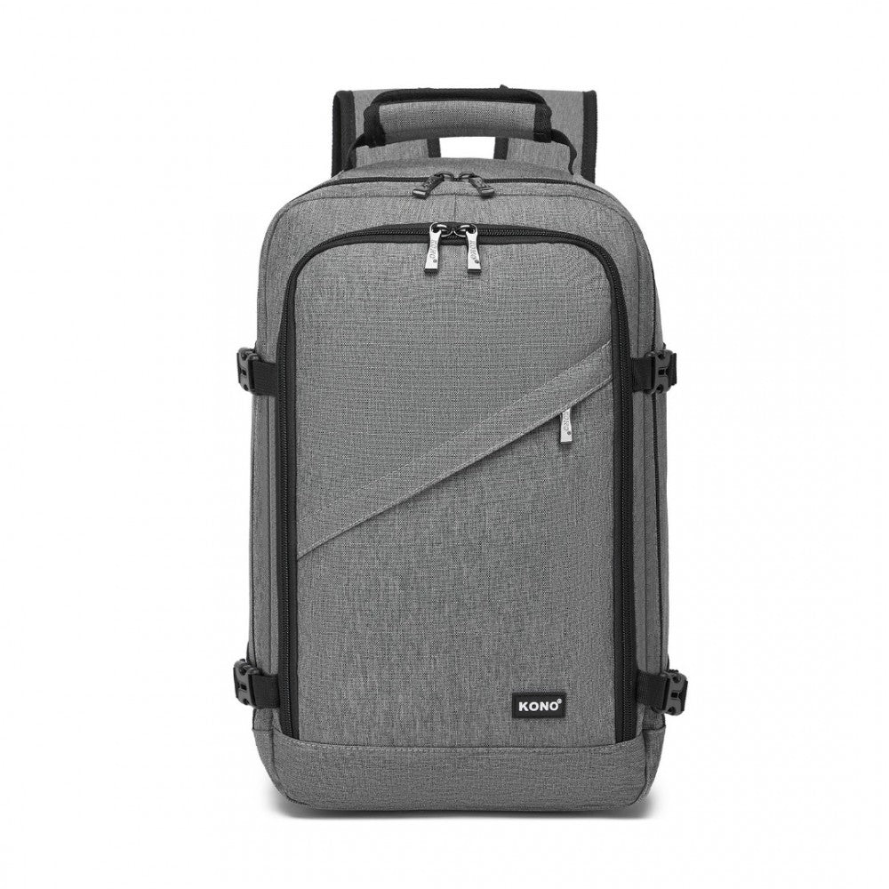Kono BPK2531S Backpack in Grey – Smart and Practical Laptop Backpack, Designed for Work, Travel & Everyday Use