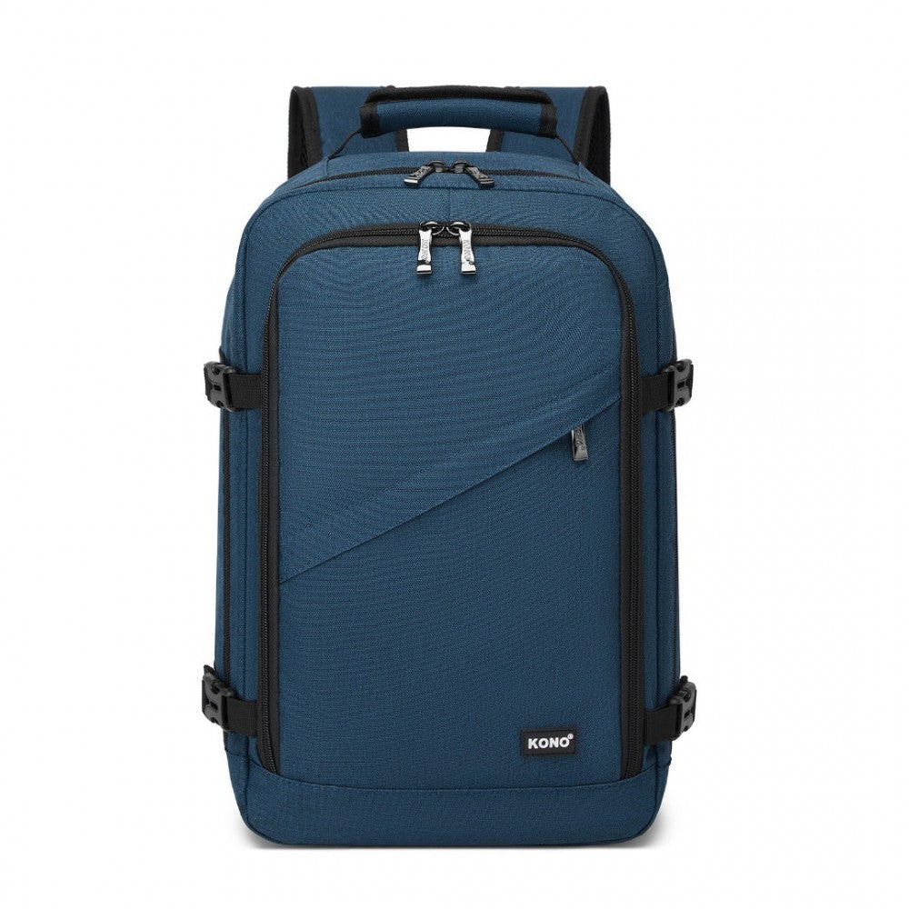 Kono BPK2531S Backpack in Navy – Smart and Practical Laptop Backpack, Designed for Work, Travel & Everyday Use