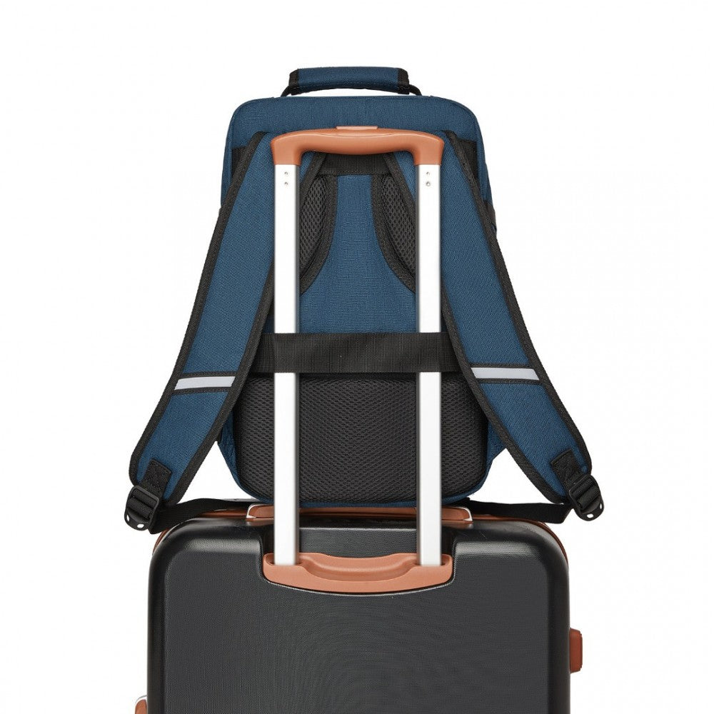 Kono BPK2531S Backpack in Navy – Smart and Practical Laptop Backpack, Designed for Work, Travel & Everyday Use