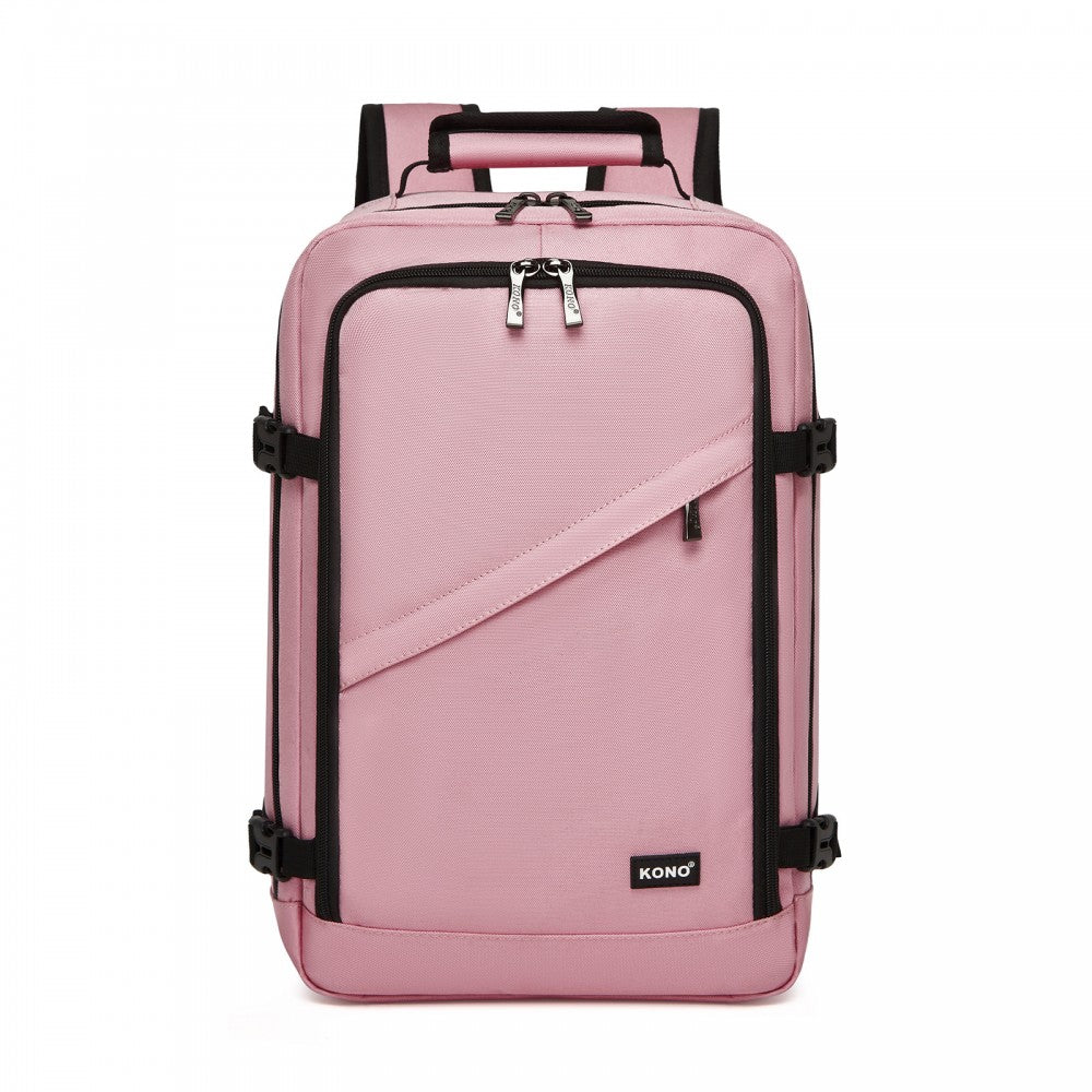 Kono BPK2531S Backpack in Pink – Smart and Practical Laptop Backpack, Designed for Work, Travel & Everyday Use