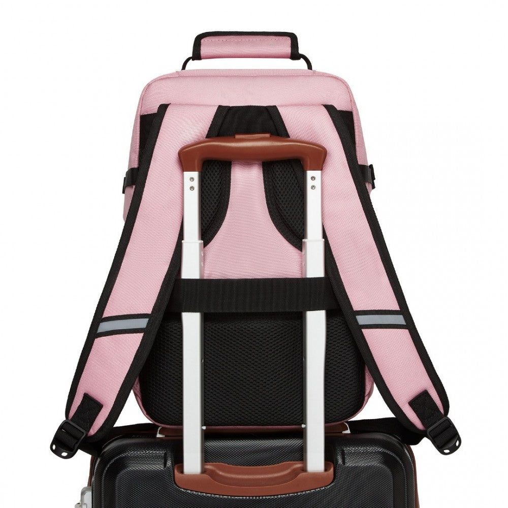 Kono BPK2531S Backpack in Pink – Smart and Practical Laptop Backpack, Designed for Work, Travel & Everyday Use