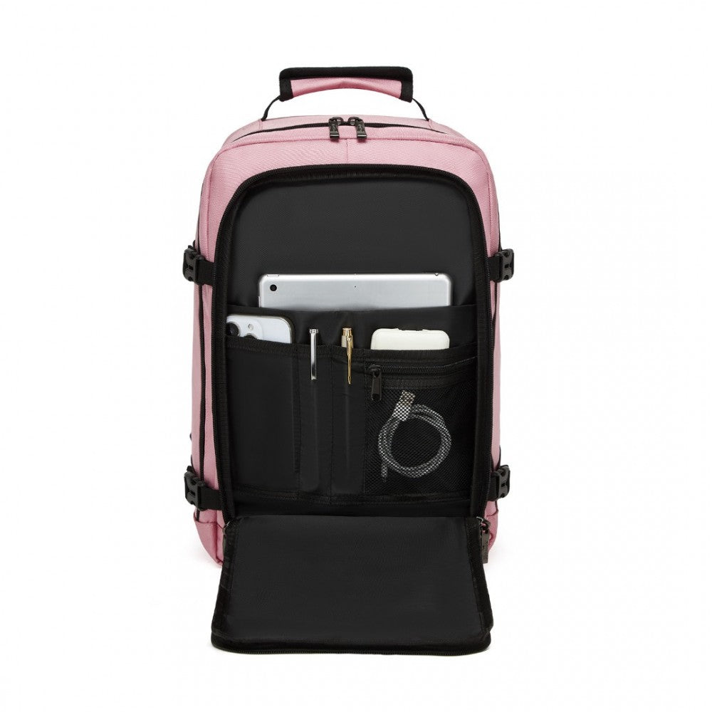 Kono BPK2531S Backpack in Pink – Smart and Practical Laptop Backpack, Designed for Work, Travel & Everyday Use