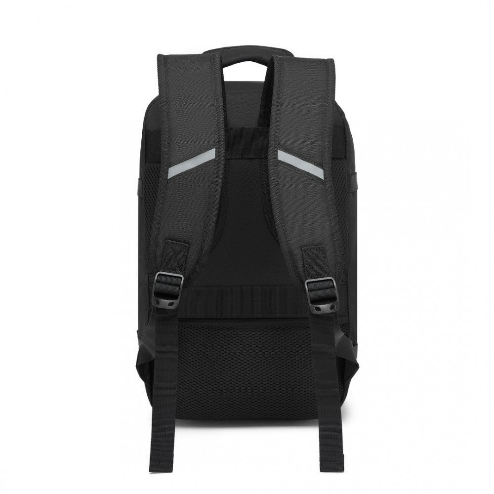 Kono BPK2531S Backpack in Black – Smart and Practical Laptop Backpack, Designed for Work, Travel & Everyday Use