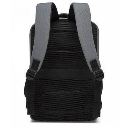 Kono BPK2504 Backpack in Grey with Red Trim - Water-Resistant Cabin Backpack for 15.6” Laptops