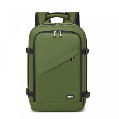 Kono BPK2531S Backpack in Green – Smart and Practical Laptop Backpack, Designed for Work, Travel & Everyday Use
