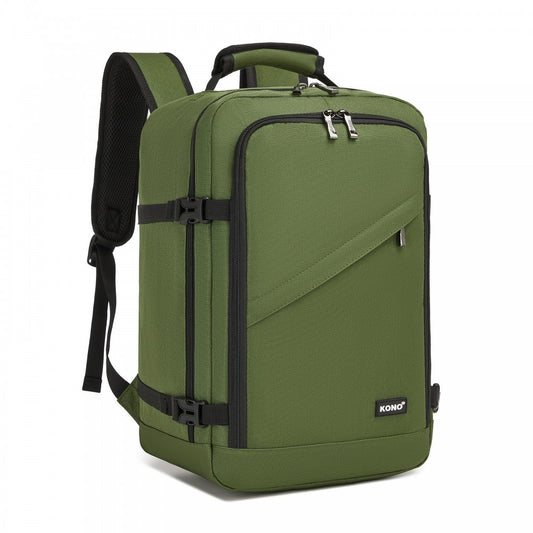 Kono BPK2531S Backpack in Green – Smart and Practical Laptop Backpack, Designed for Work, Travel & Everyday Use
