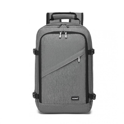 Kono BPK2531S Backpack in Grey – Smart and Practical Laptop Backpack, Designed for Work, Travel & Everyday Use