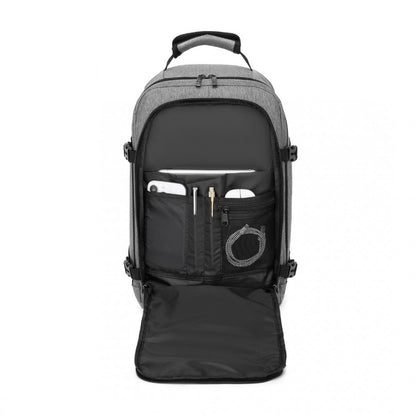 Kono BPK2531S Backpack in Grey – Smart and Practical Laptop Backpack, Designed for Work, Travel & Everyday Use
