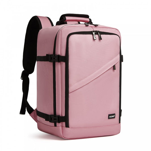 Kono BPK2531S Backpack in Pink – Smart and Practical Laptop Backpack, Designed for Work, Travel & Everyday Use