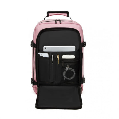 Kono BPK2531S Backpack in Pink – Smart and Practical Laptop Backpack, Designed for Work, Travel & Everyday Use