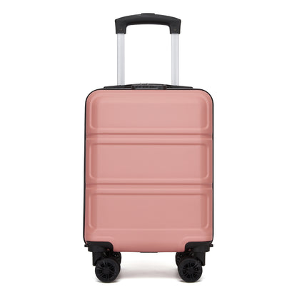 Kono KSK2581 Cabin Luggage in Nude (45x30x20cm) - Lightweight Hard Shell Cabin Suitcase with Removable Spinner Wheels - Luggage eStore