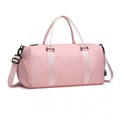 EA2213 - Kono Multi Waterproof Gym bag Carry On Weekend Bag - Pink - Luggage eStore